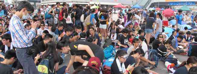 Hong Kong's mainly young protesters demand a bigger say in the future